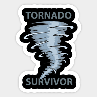 Tornado Survivor Sticker